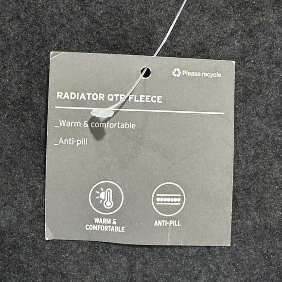 Eddie Bauer Radiator Sweater Mens XXL Grey 1/4 Zip Long Sleeve Fleece Pullover - Picture 5 of 9